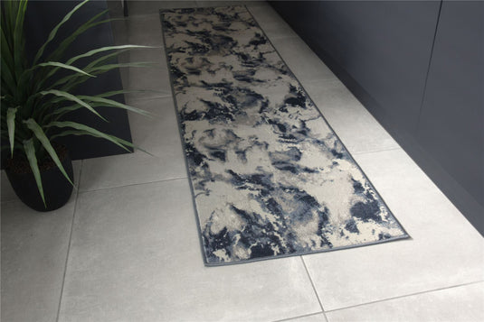 Muse Bahia Marble Navy 60 x 230cm Runner