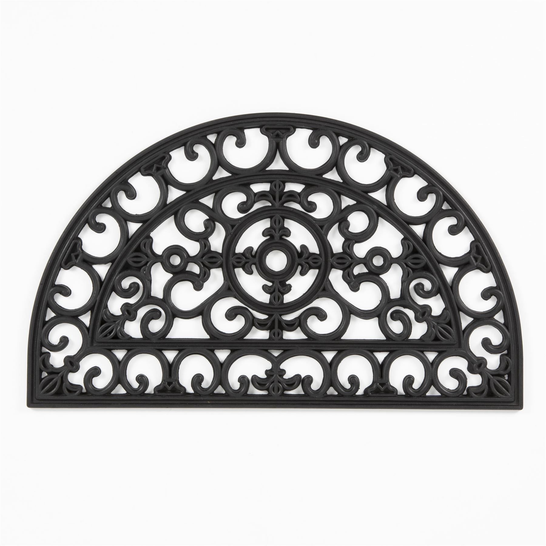 Radcliffe Half Moon Rubber Iron 45x75cm Doormat