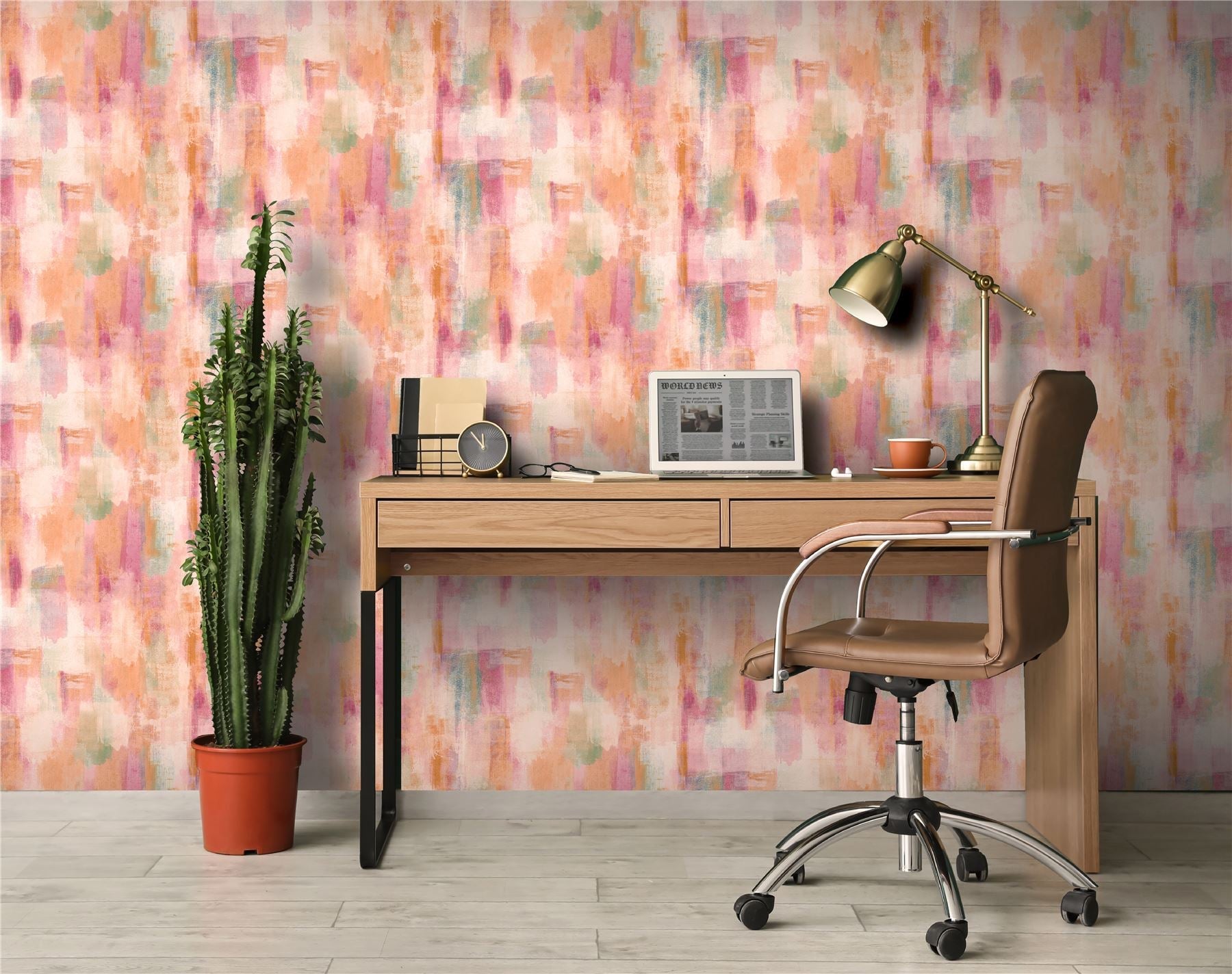 Painterly Pattern Wallpaper