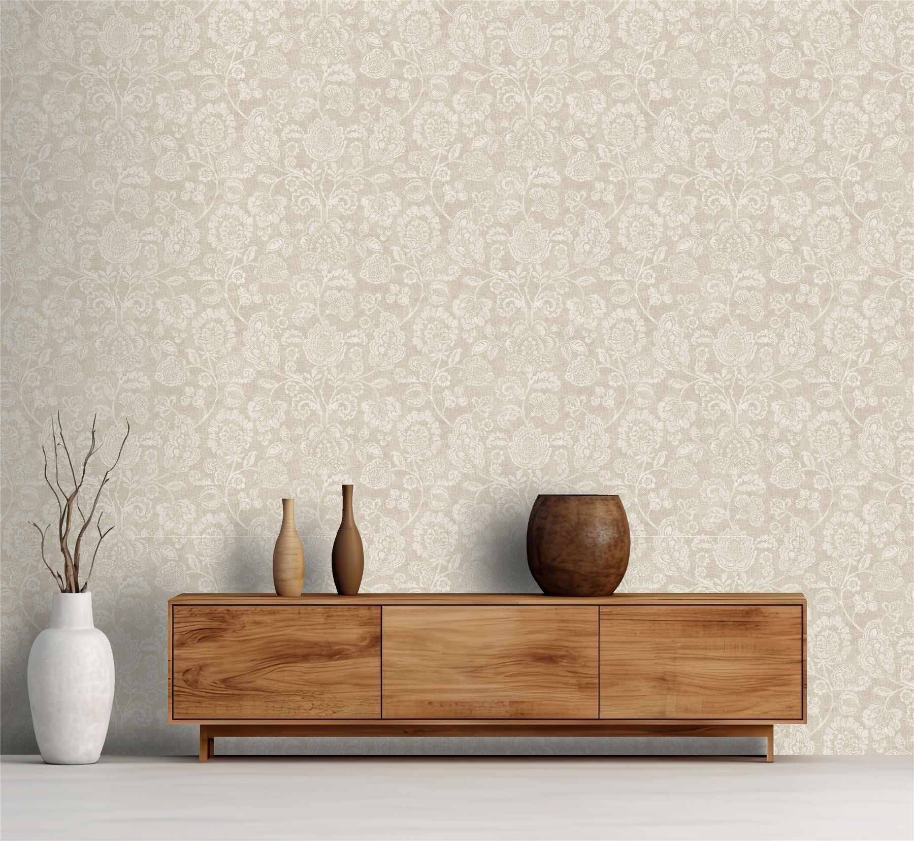 Heritage Trail Neutral Wallpaper
