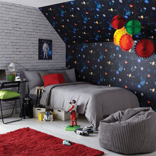 Cosmos Charcoal Wallpaper sw12