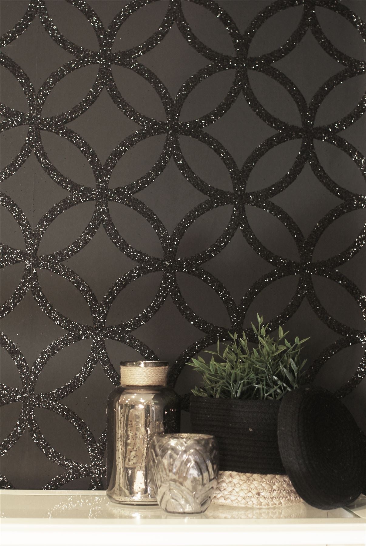 Sequin Geo Wallpaper