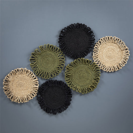 Thames Jute Star 36x36cm Natural Set of 2 Placemats
