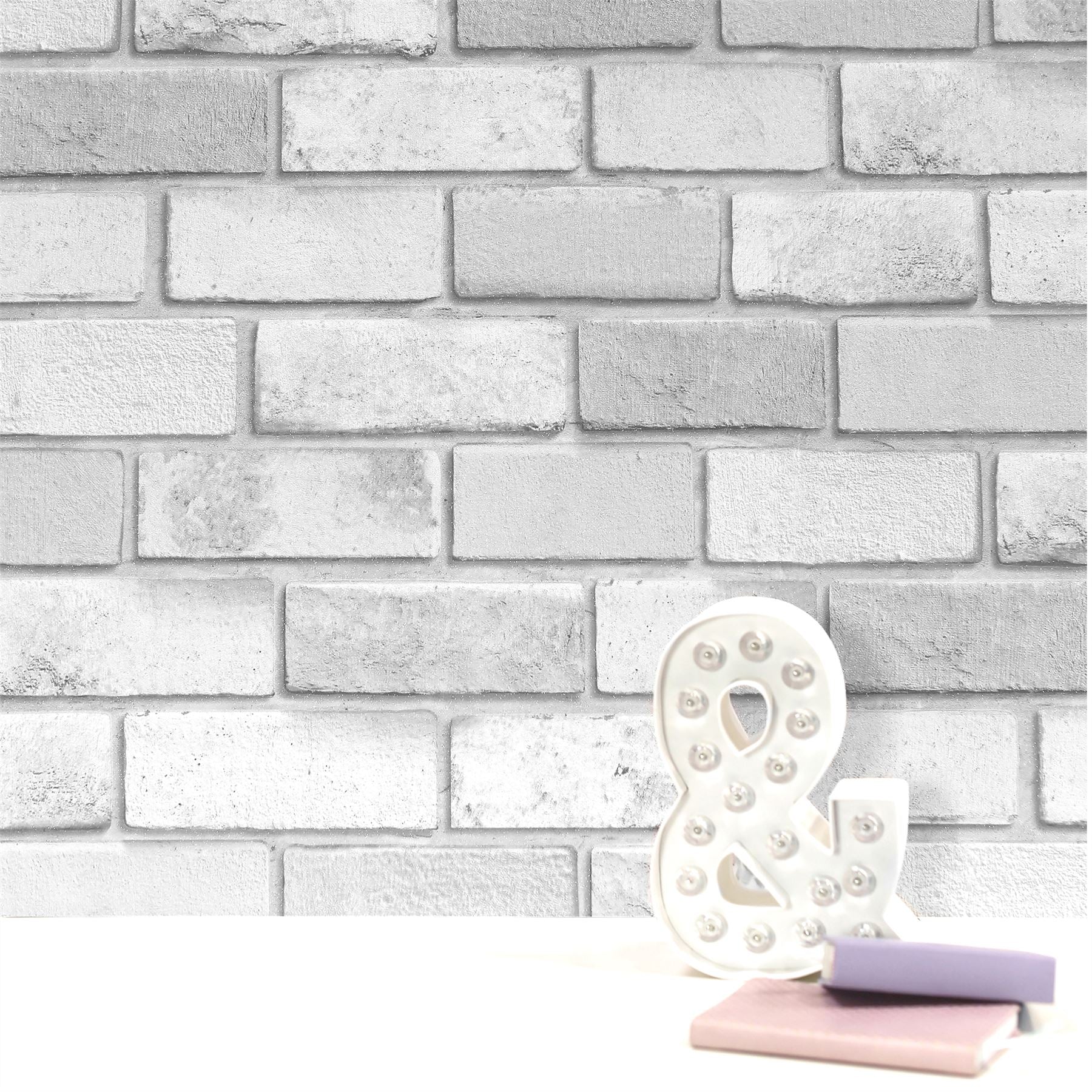 Industrial/Diamond Brick Wallpaper sw12