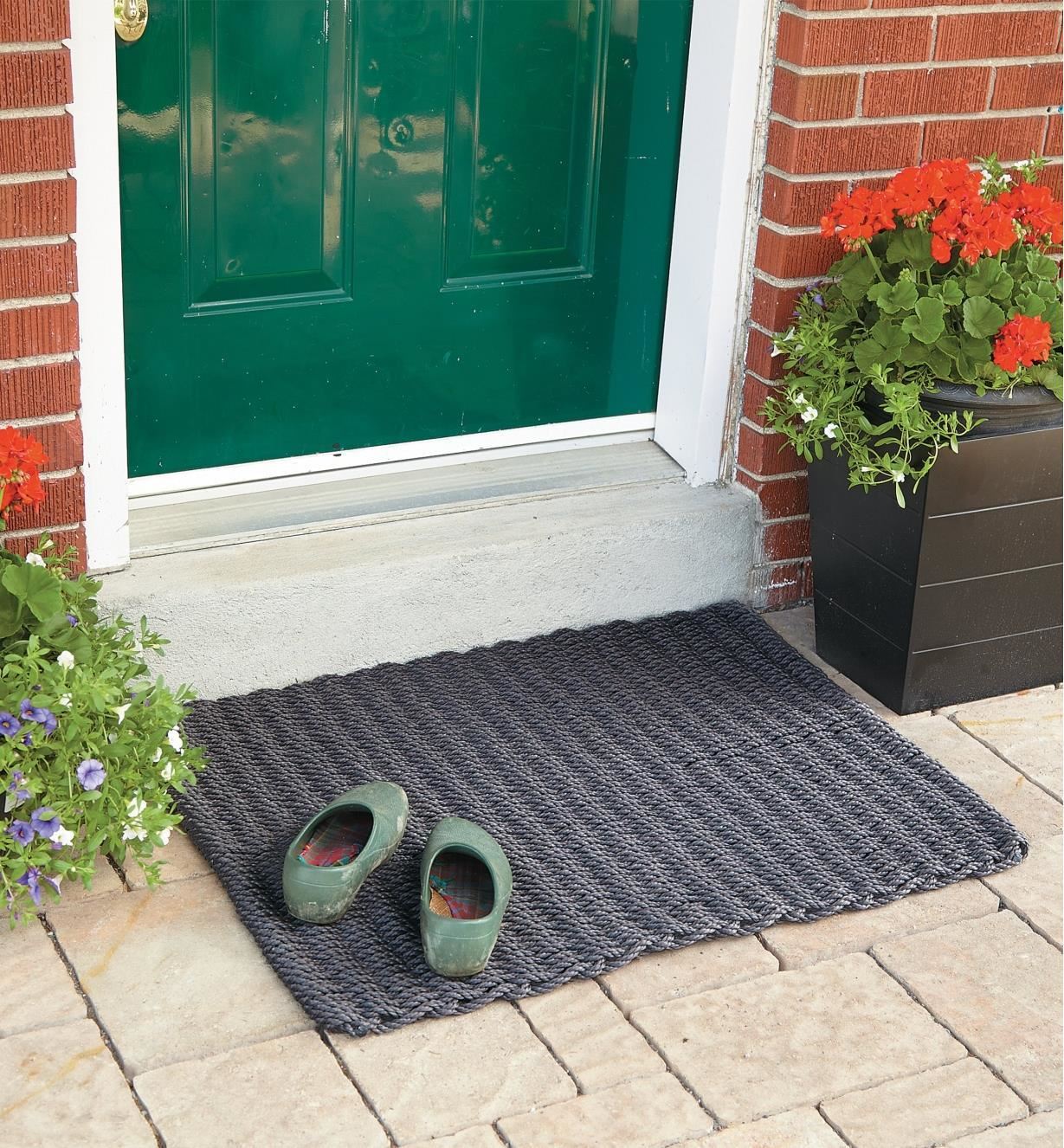 Didsbury Braided 45x75cm Slate Doormat