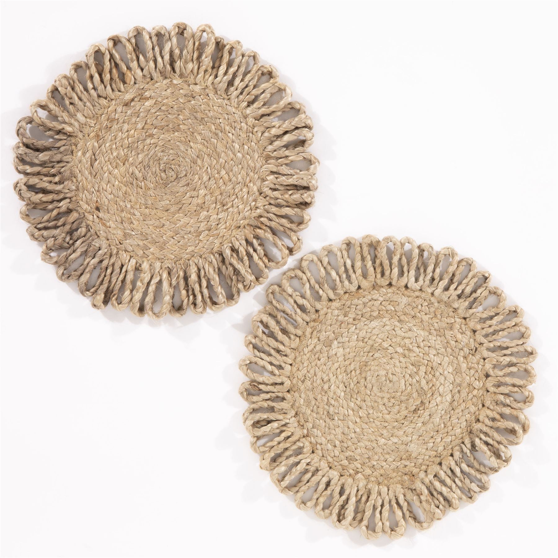 Thames Jute Star 36x36cm Natural Set of 2 Placemats