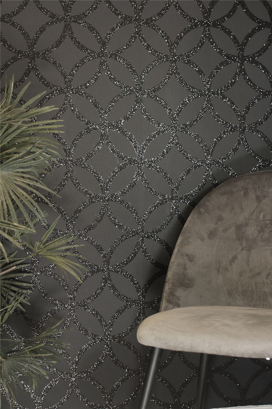 Sequin Geo Wallpaper