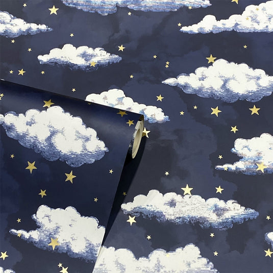 Stars And Clouds Navy sw12