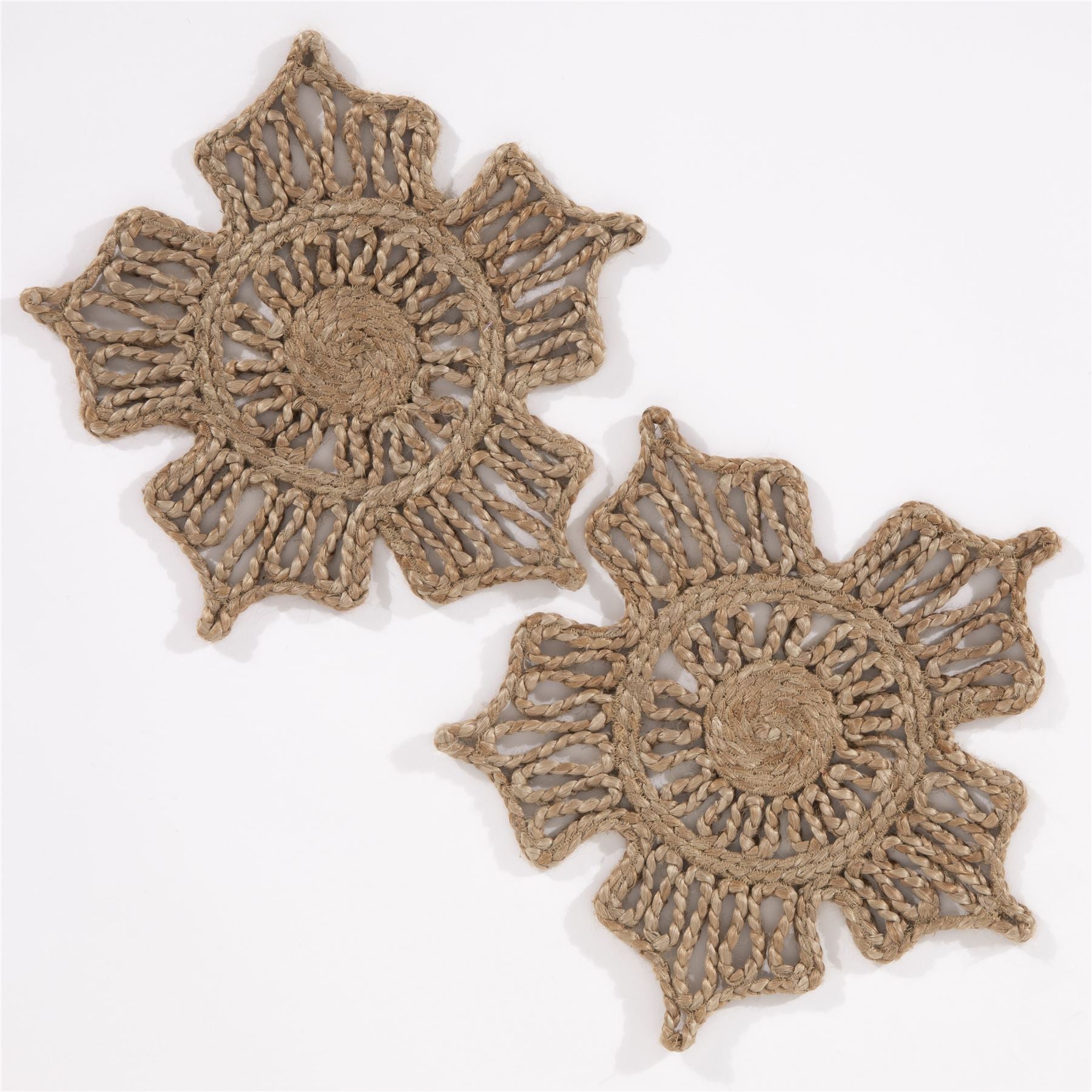 Severn Jute Star 36x36cm Natural Set of 2 Placemats