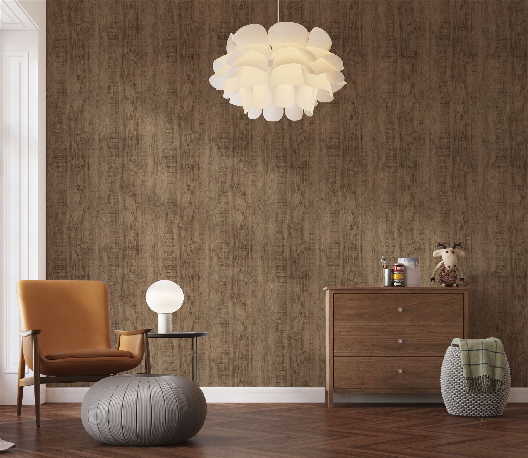 Luxe Timber Wallpaper