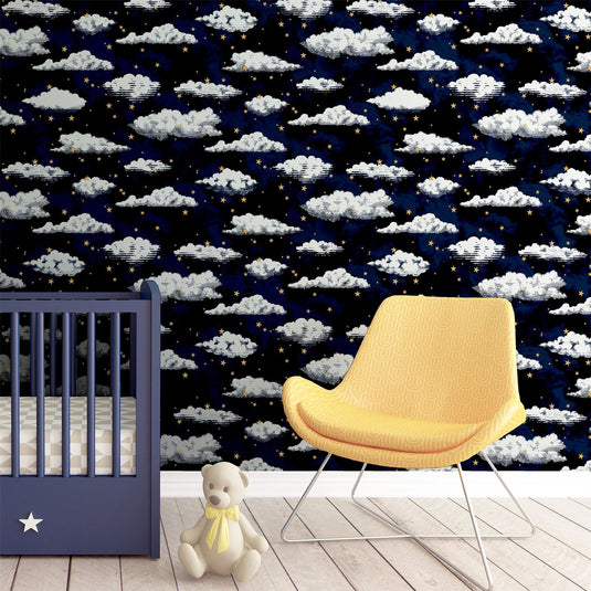 Stars And Clouds Navy sw12