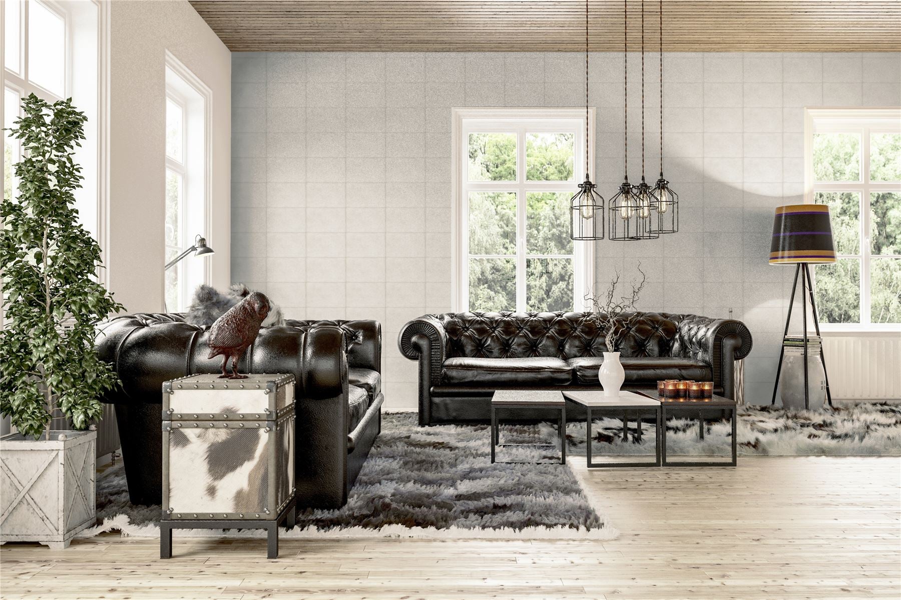 Urban Block Wallpaper