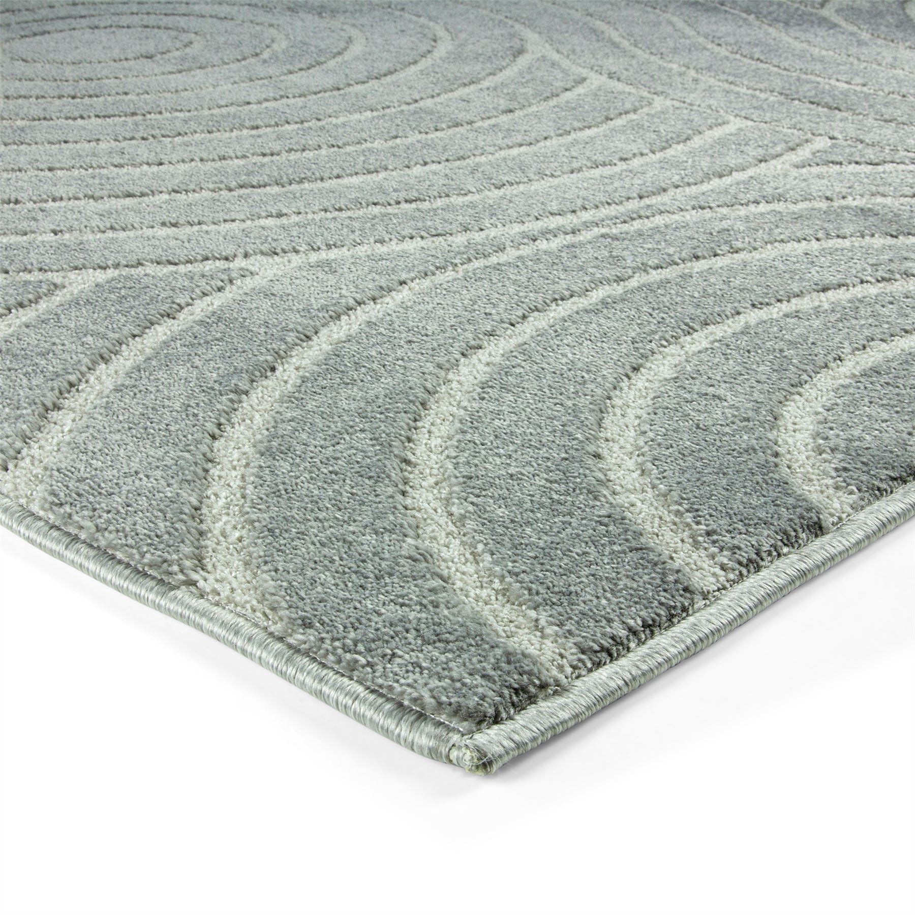 Rhythm Sculpt Grey Rug