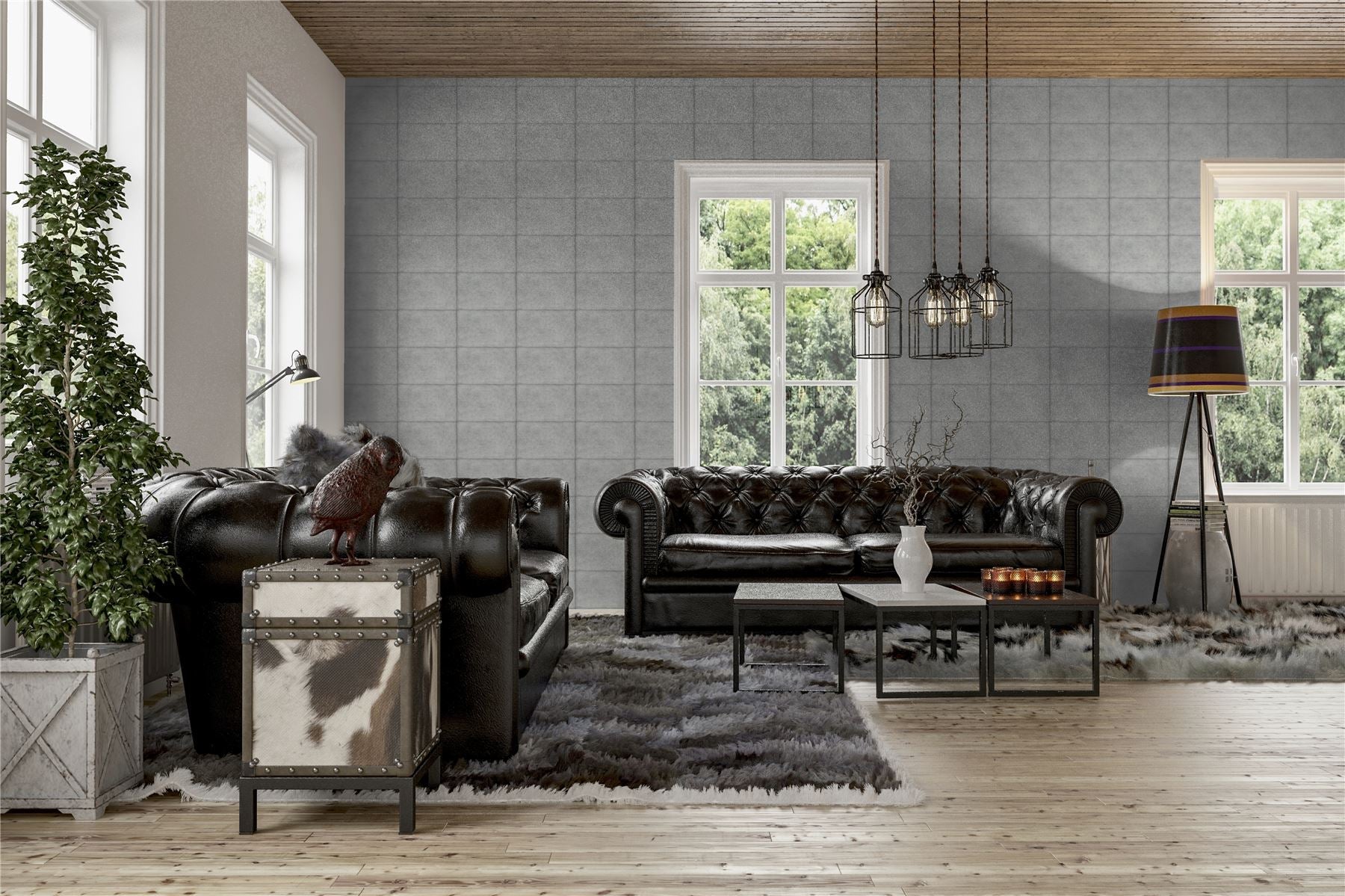 Urban Block Wallpaper