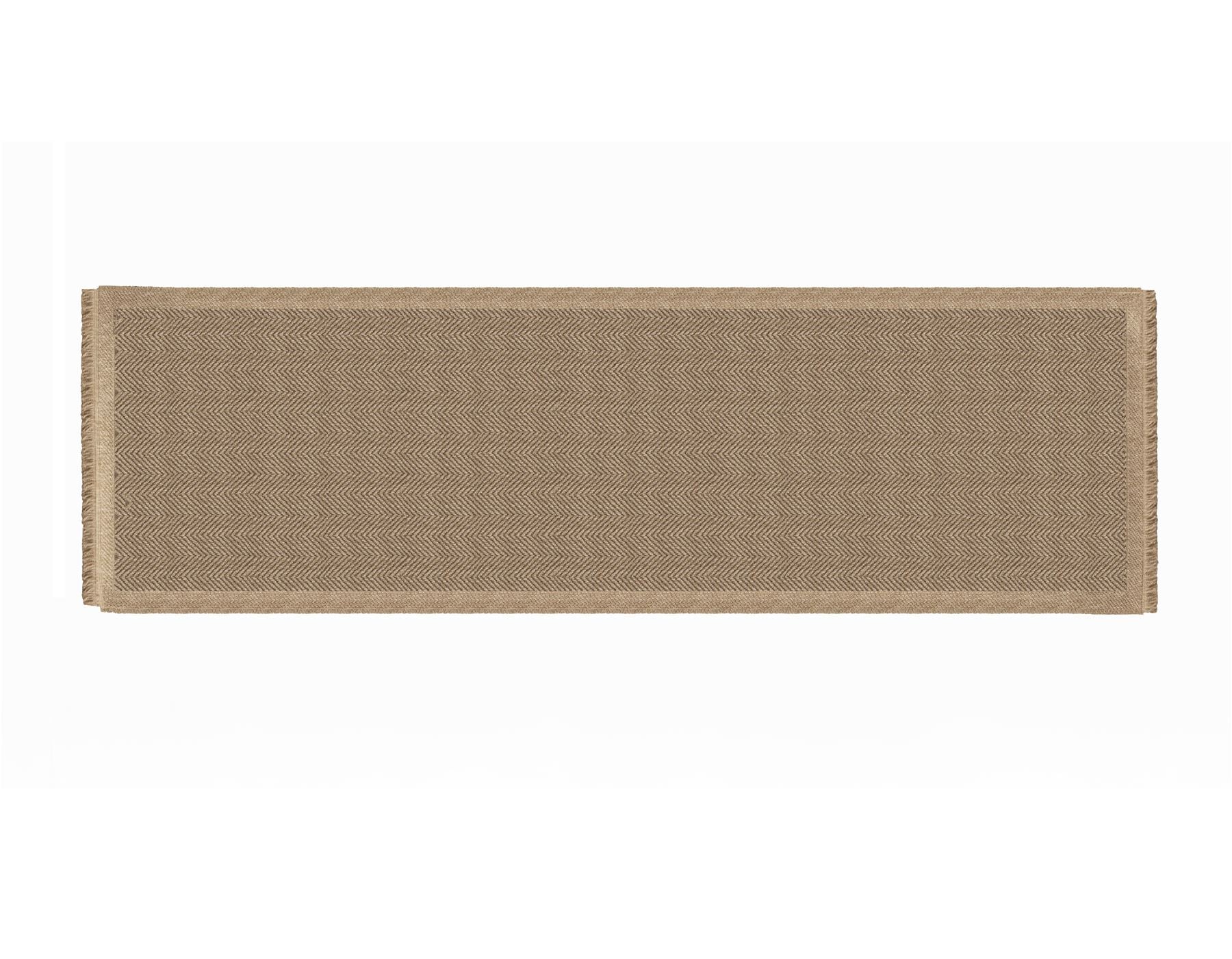 Jute Effect Herringbone 60 x 230cm Runner