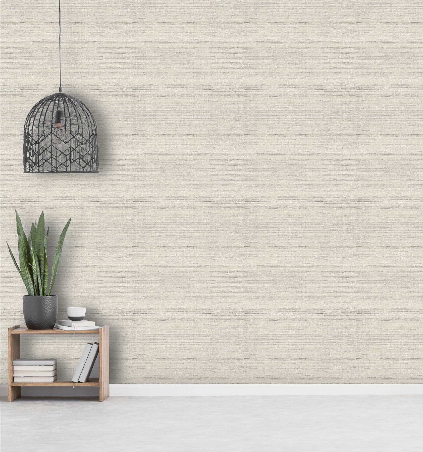 Ginkgo Plain Grey Wallpaper