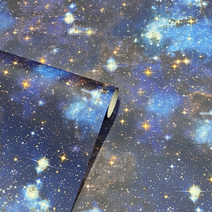 Stardust Charcoal/Blue Wallpaper