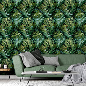 Living Wall Green Wallpaper