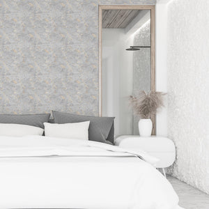 Artisan Plain by Threads - Grey - Wallpaper : Wallpaper Direct