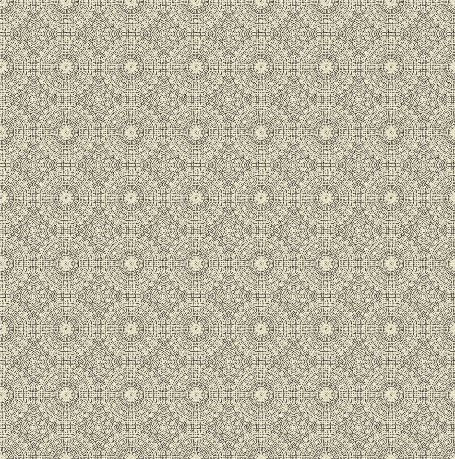 Symmetrical Chic Champagne and Silver Wallpaper