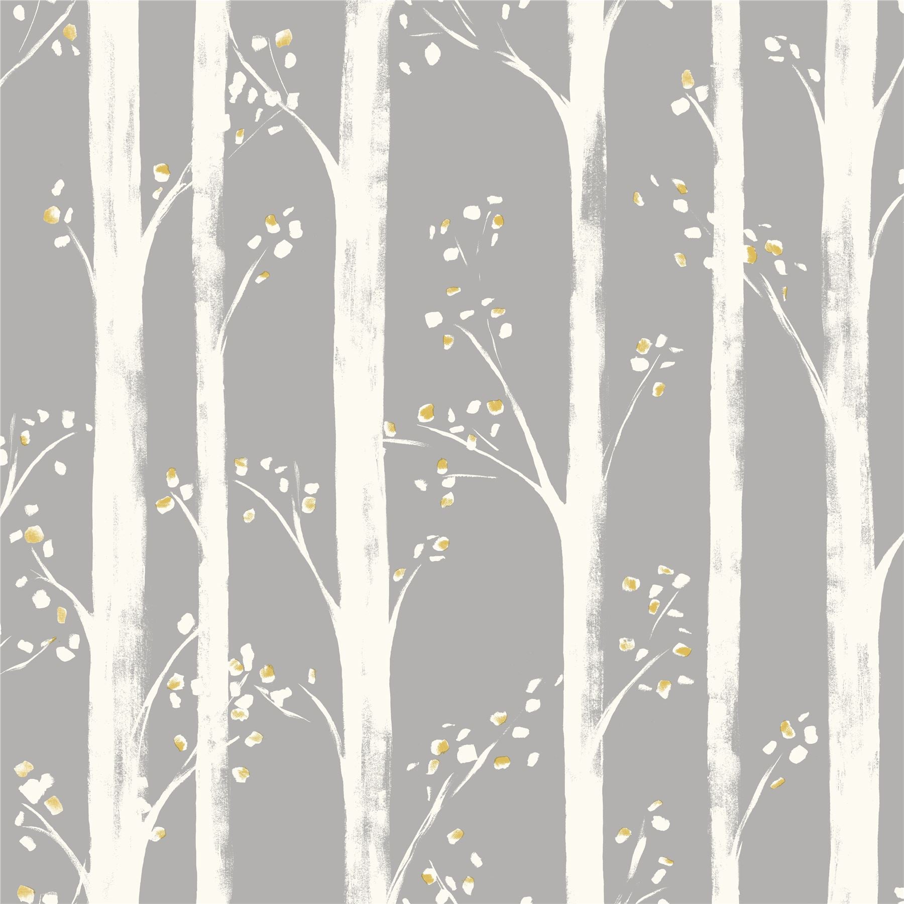 Pretty Trees Ochre/Grey sw12