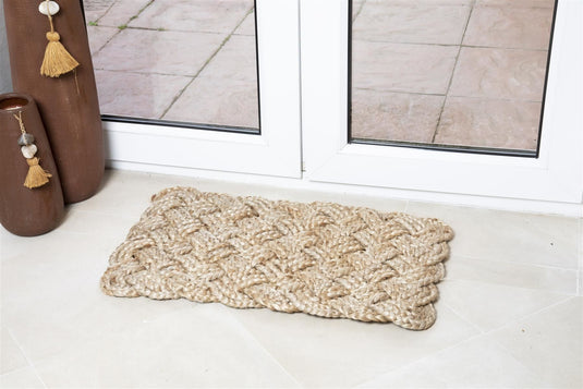 Stockport Lovers Knot Jute 45x75cm Doormat