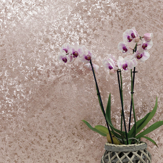 Velvet Crush Foil Rose Gold Wallpaper sw9