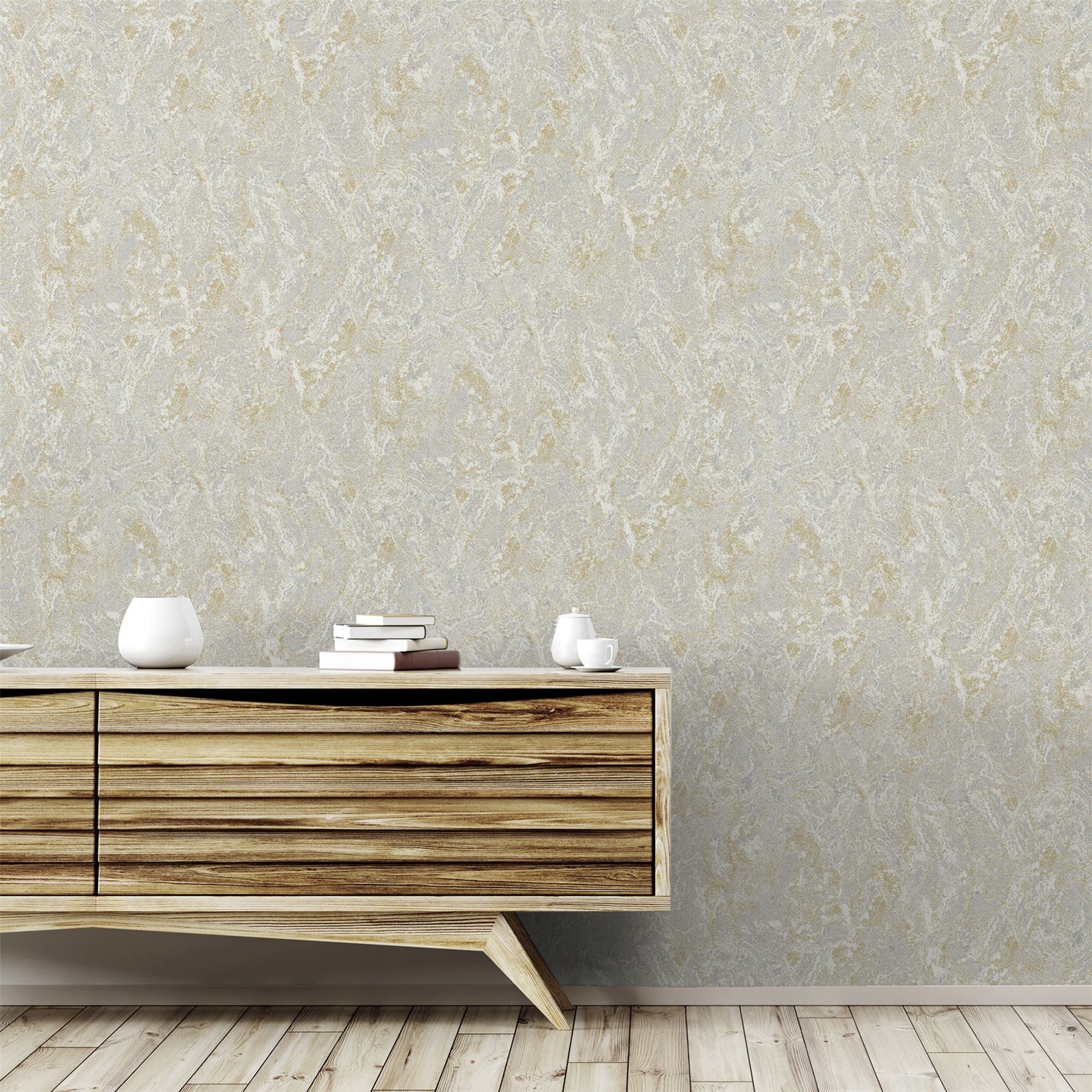 Marble Patina Soft Gold Wallpaper
