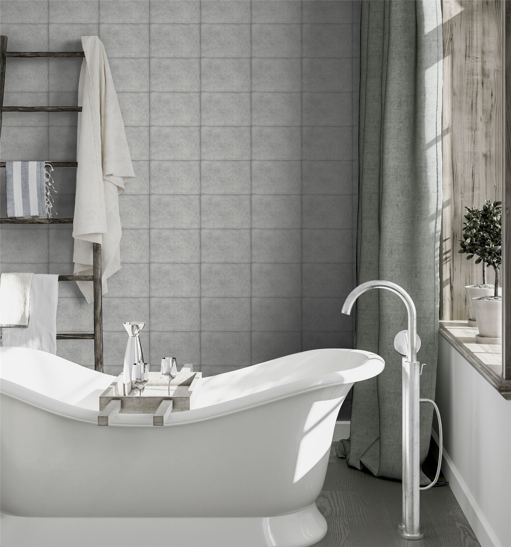 Urban Block Wallpaper