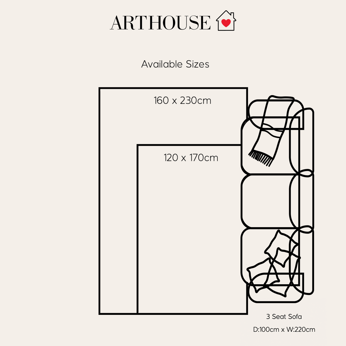 Arthouse Snuggle Soft Touch Teal Rug