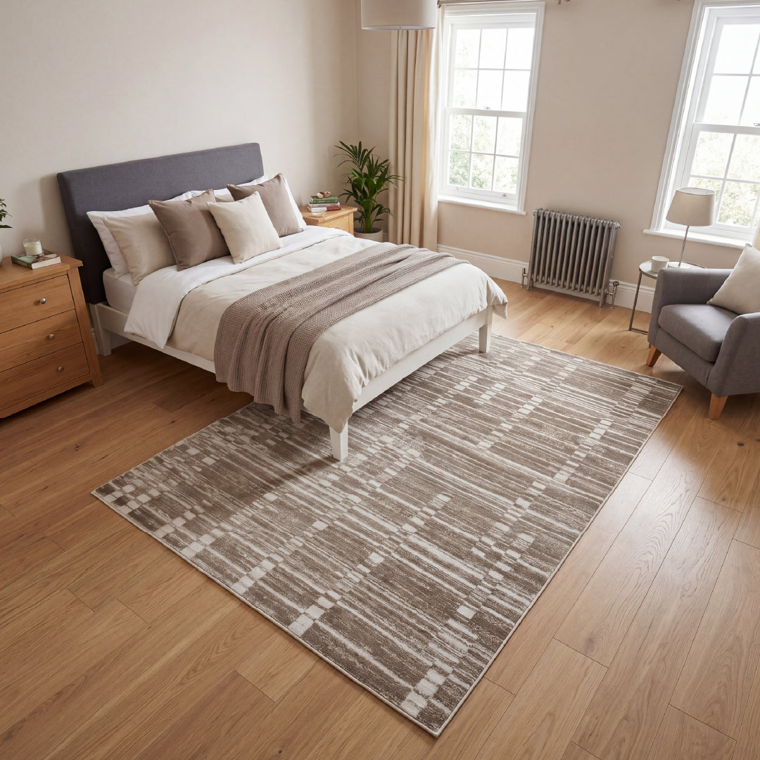 Muse Abstract Natural Rug