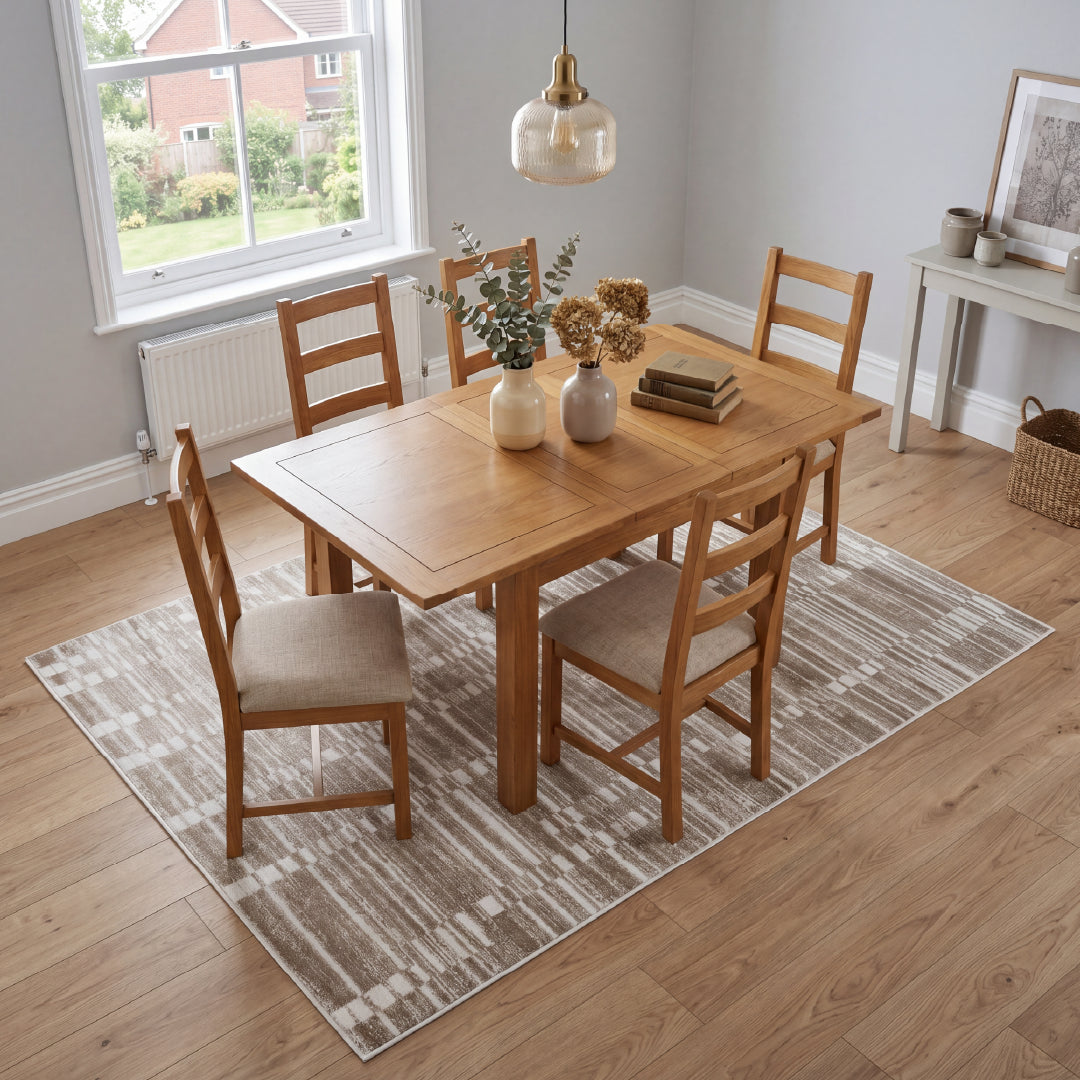 Muse Abstract Natural Rug