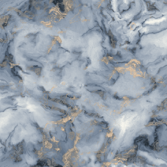 Bahia Marble Navy Wallpaper