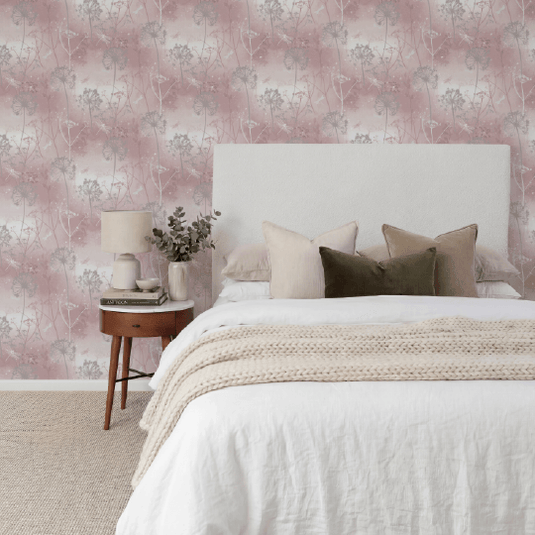 Damselfly Blush Wallpaper