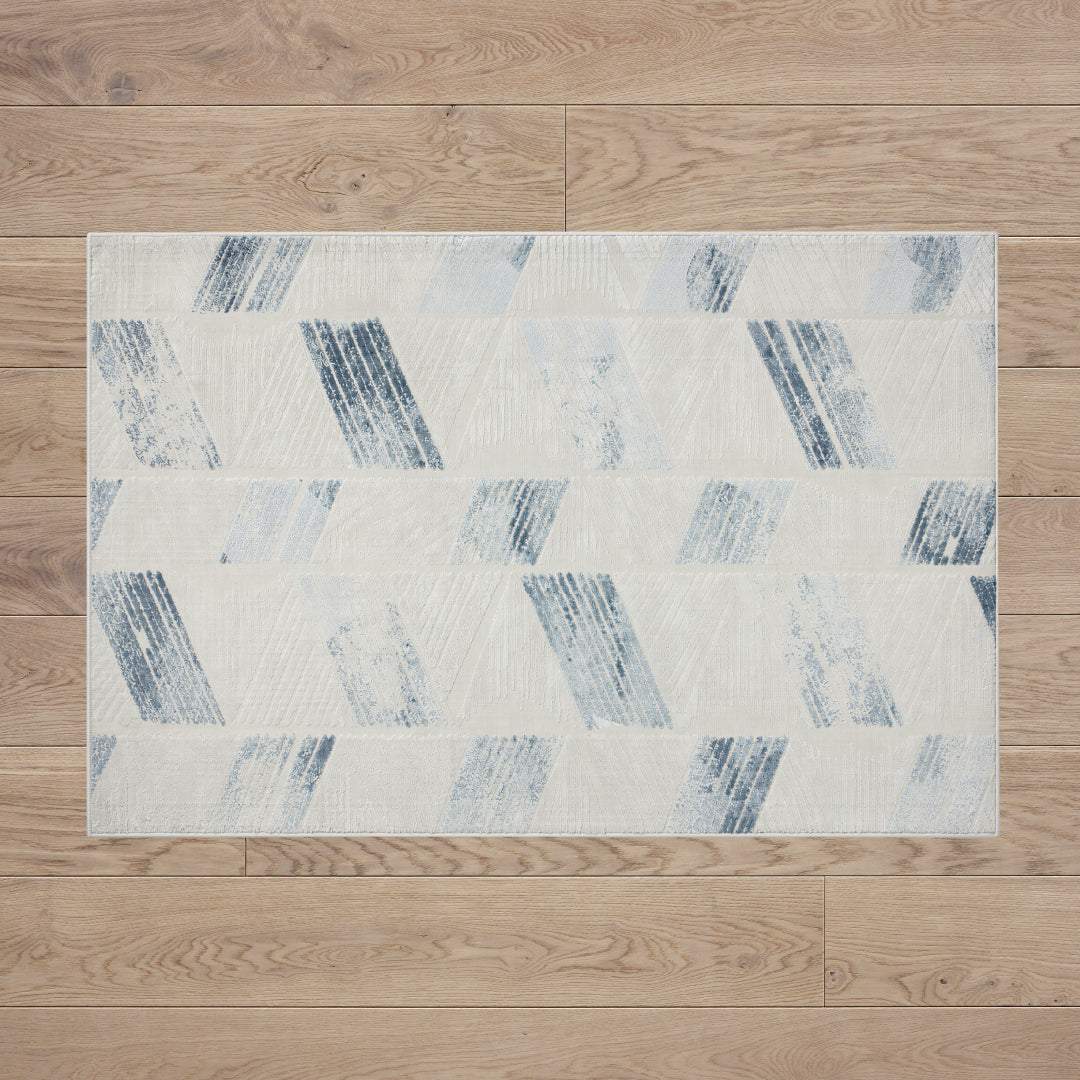 Muse Zig Zag Navy Rug