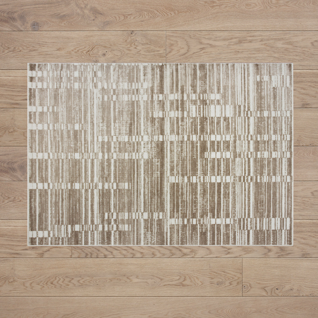 Muse Abstract Natural Rug