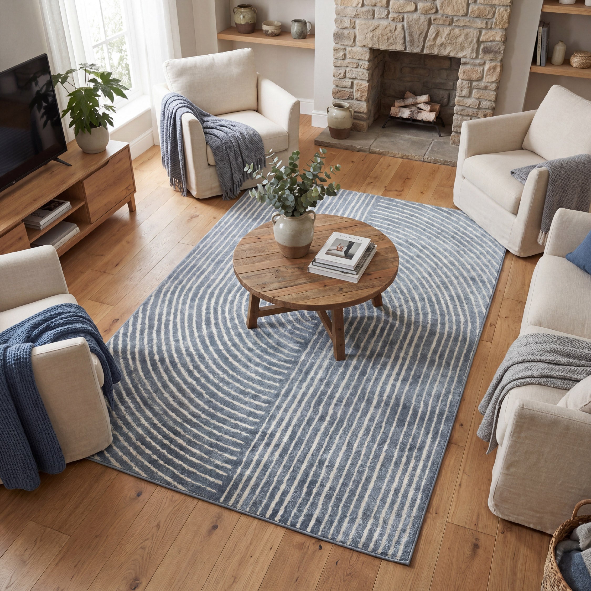 Muse Zen Navy Rug