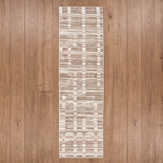 Muse Abstract Natural 60 x 230cm Runner