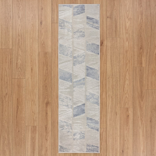 Muse Zig Zag Navy 60 x 230cm Runner