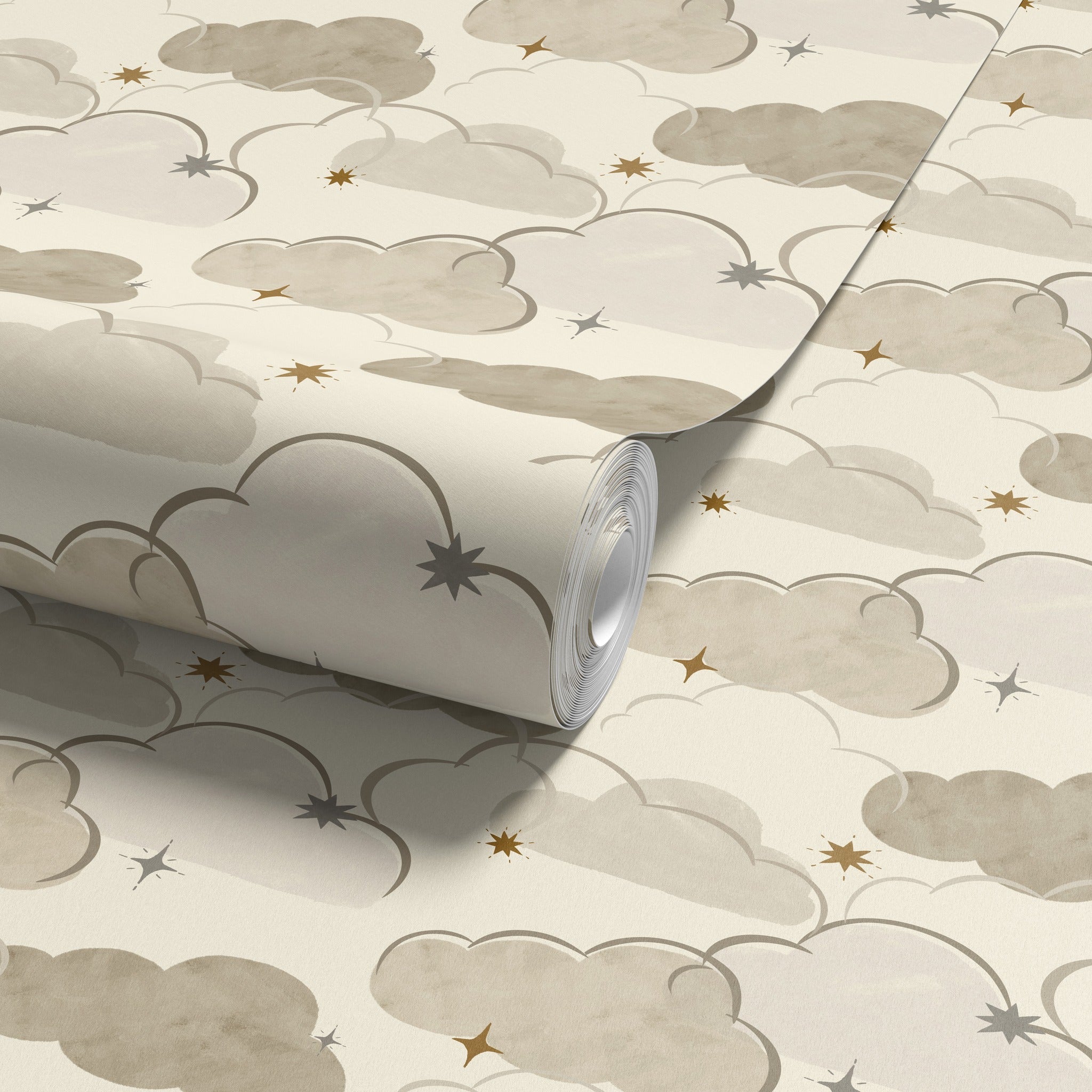 Every Cloud Beige Wallpaper