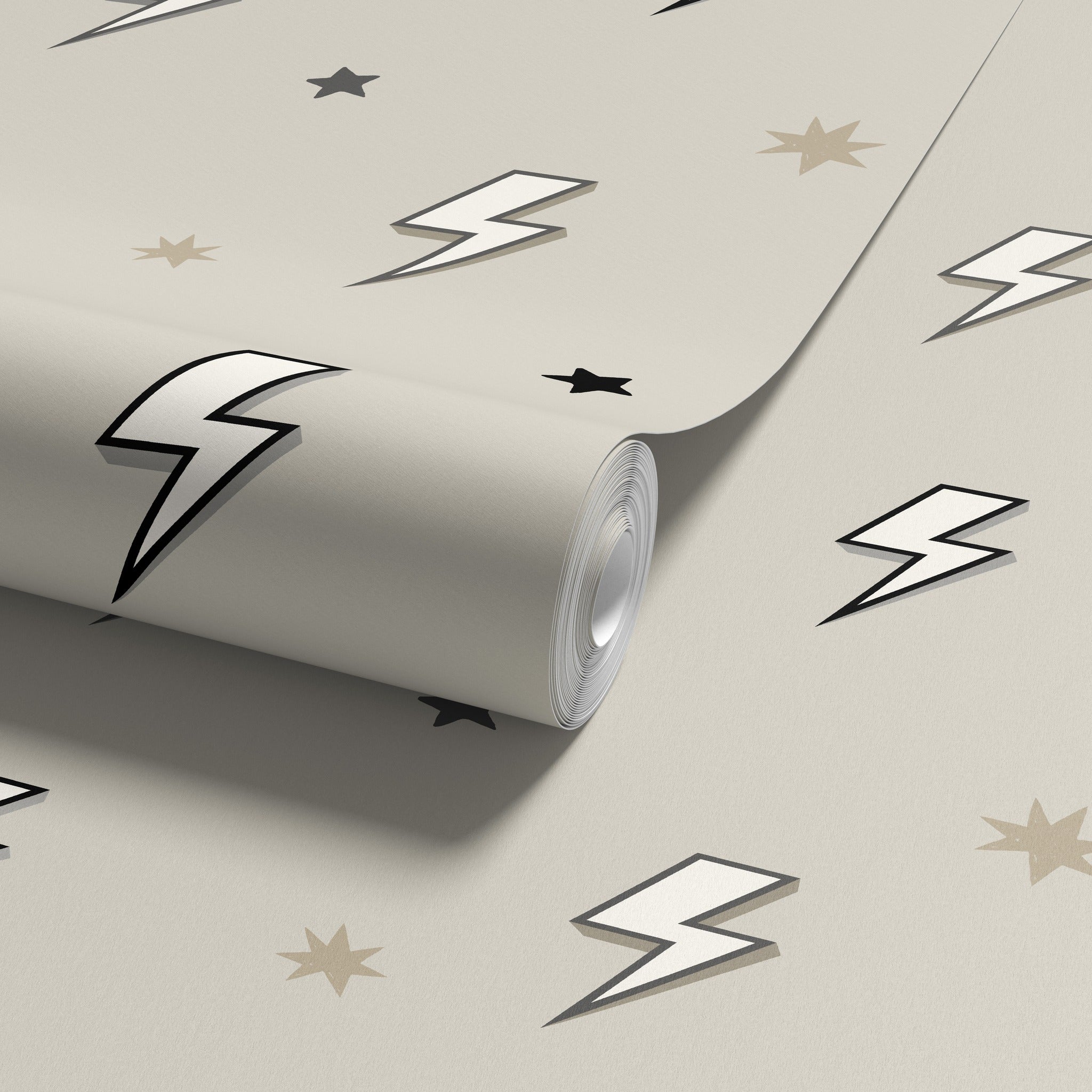 Bolt Grey Wallpaper