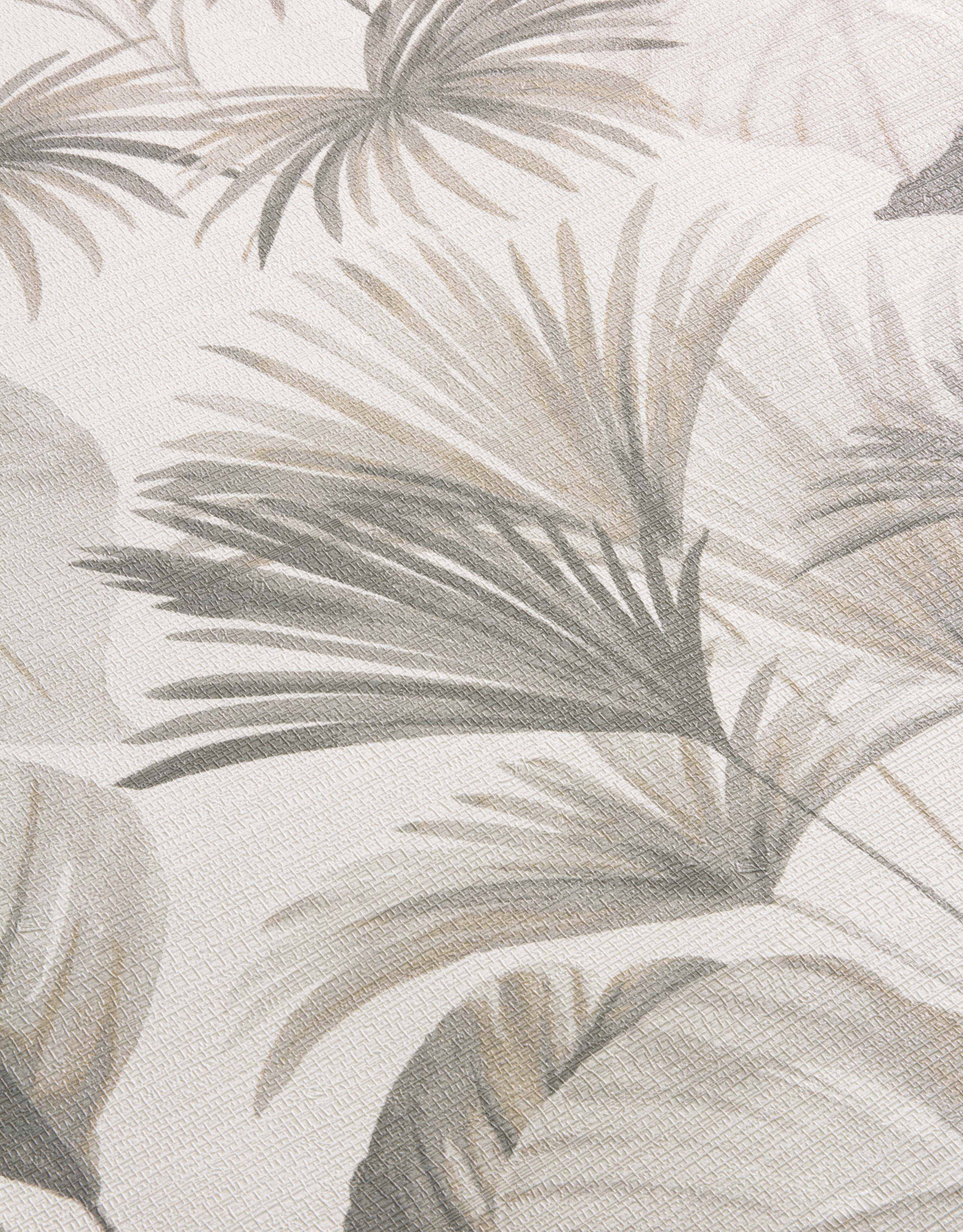 Palm Grove Natural Wallpaper
