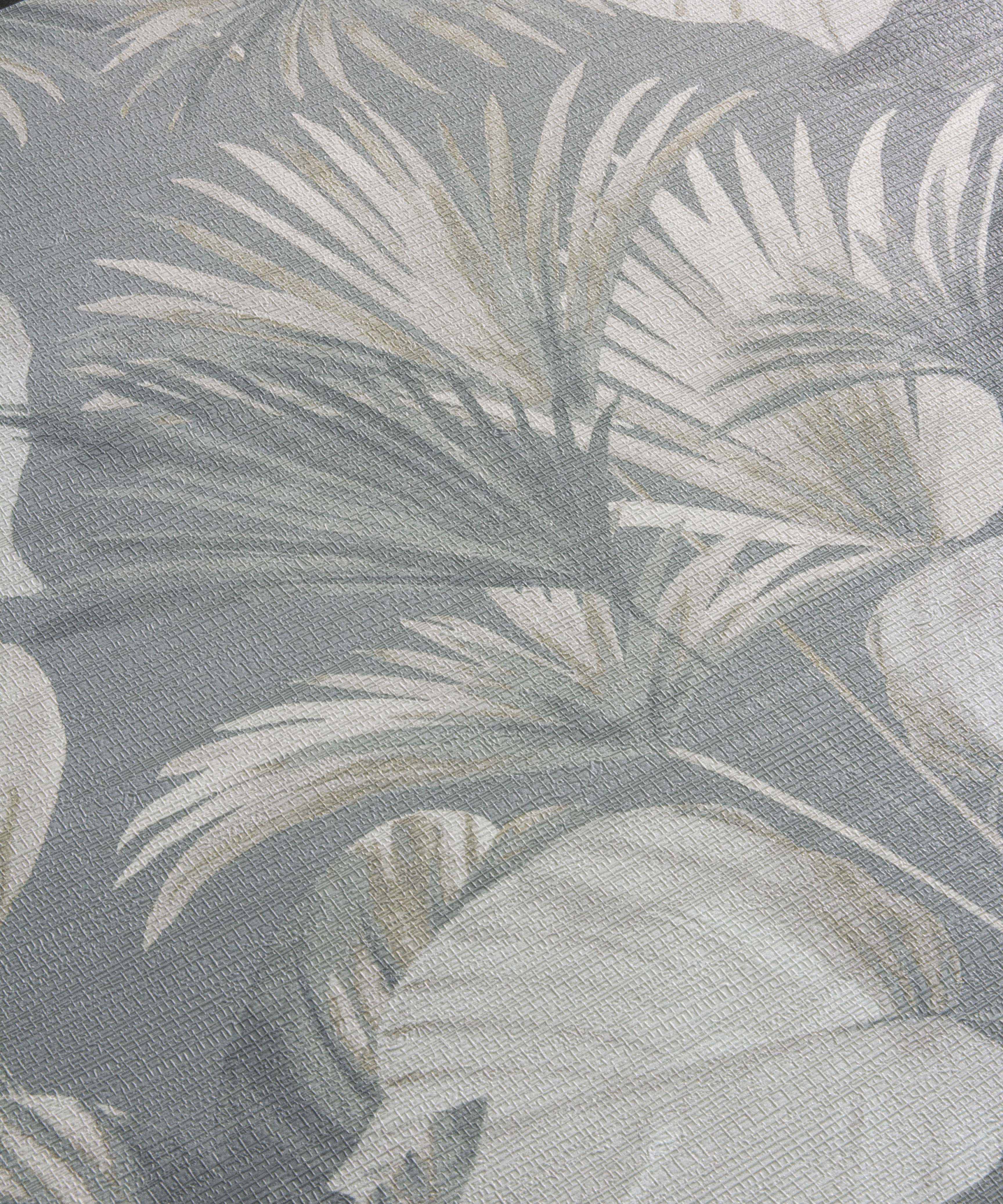 Palm Grove Grey Wallpaper
