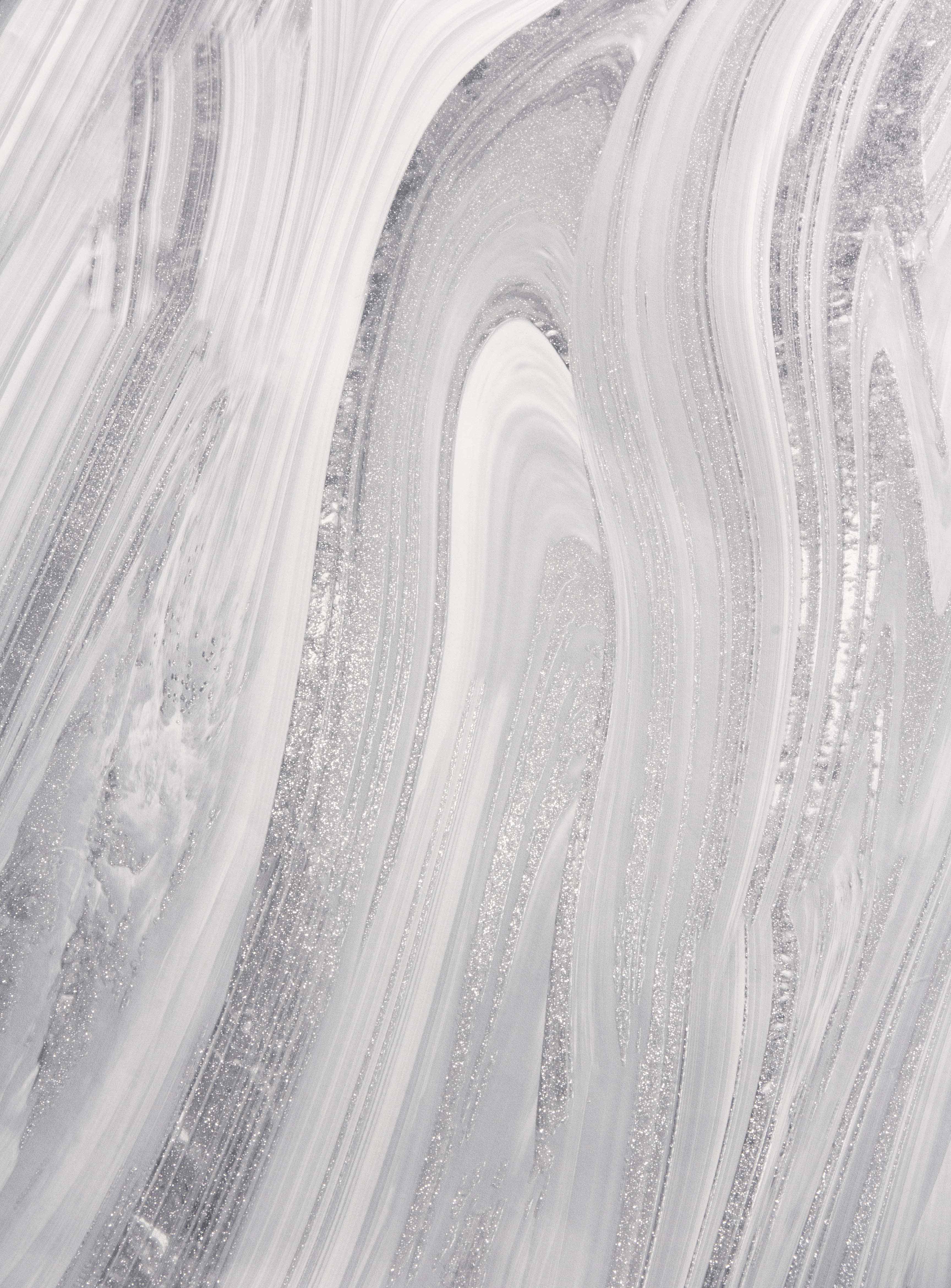 Soft Mineral Silver Wallpaper