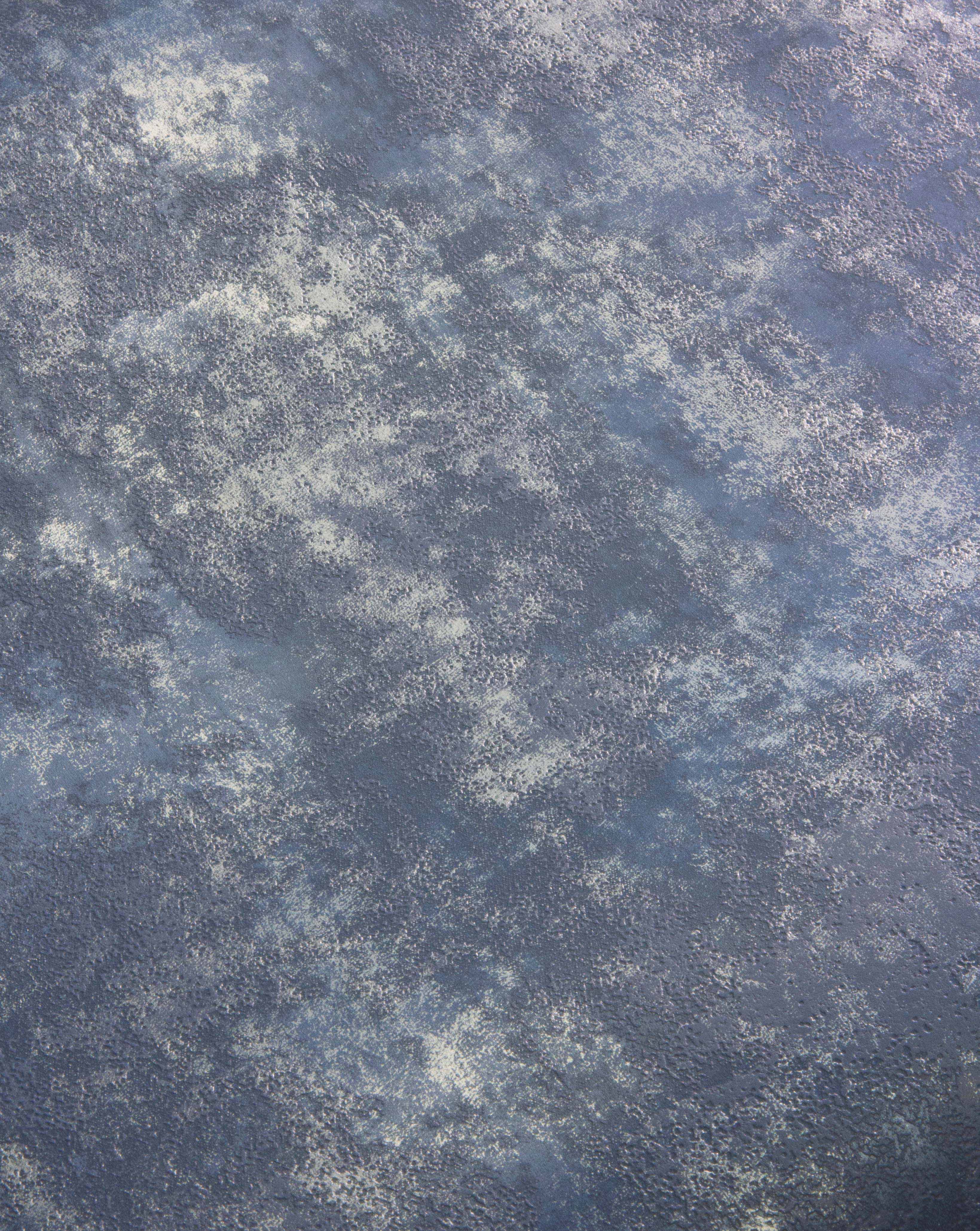 Stone Textures Navy/Silver Wallpaper