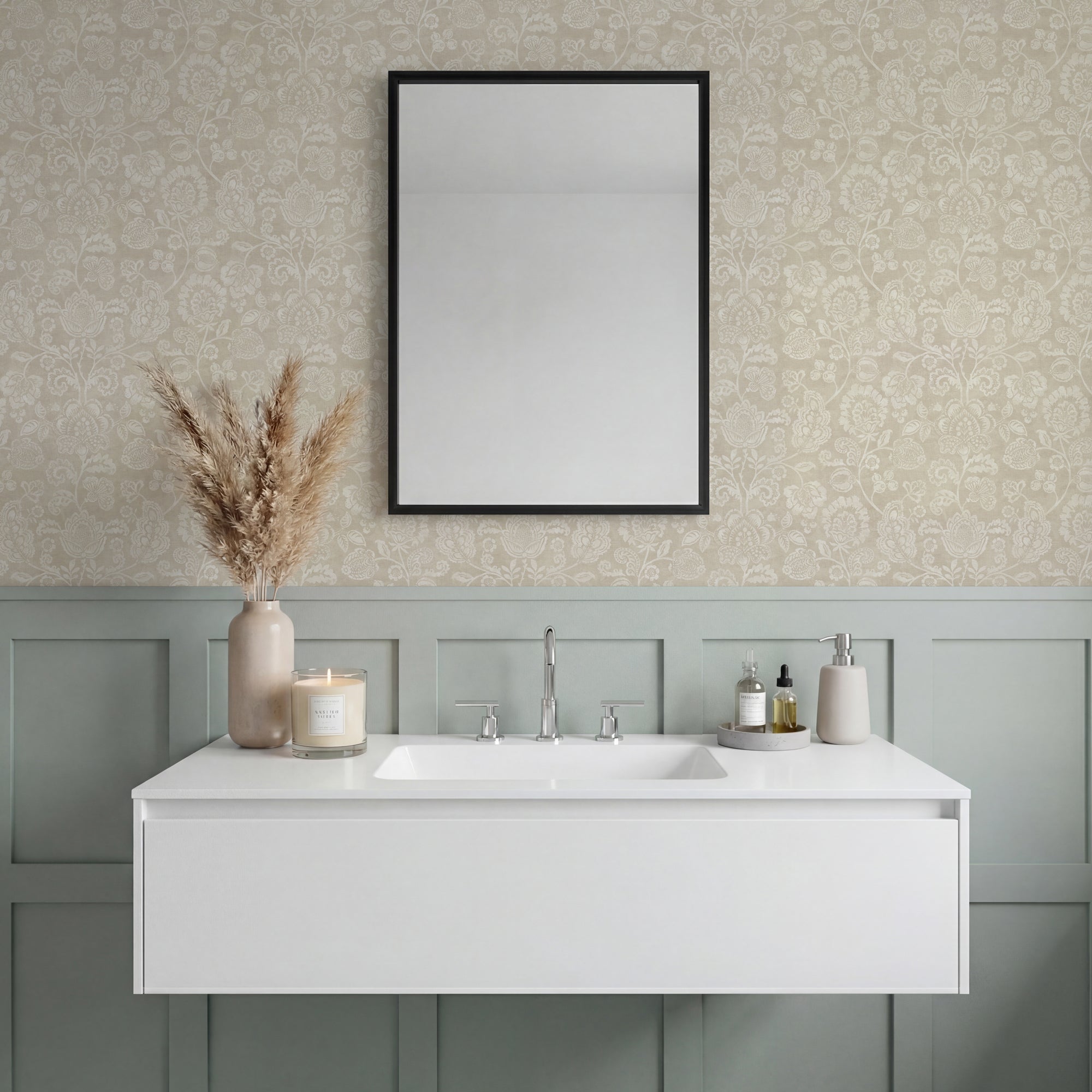 Heritage Trail Neutral Wallpaper