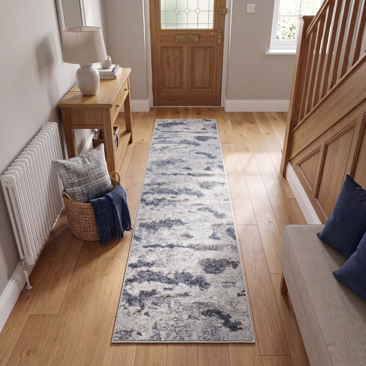 Muse Haze Navy 60 x 230cm Runner