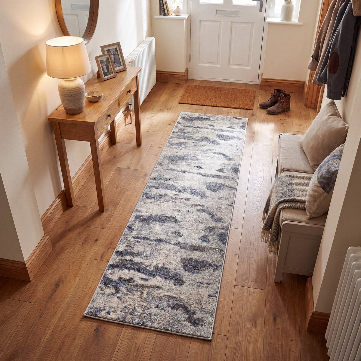 Muse Haze Navy 60 x 230cm Runner