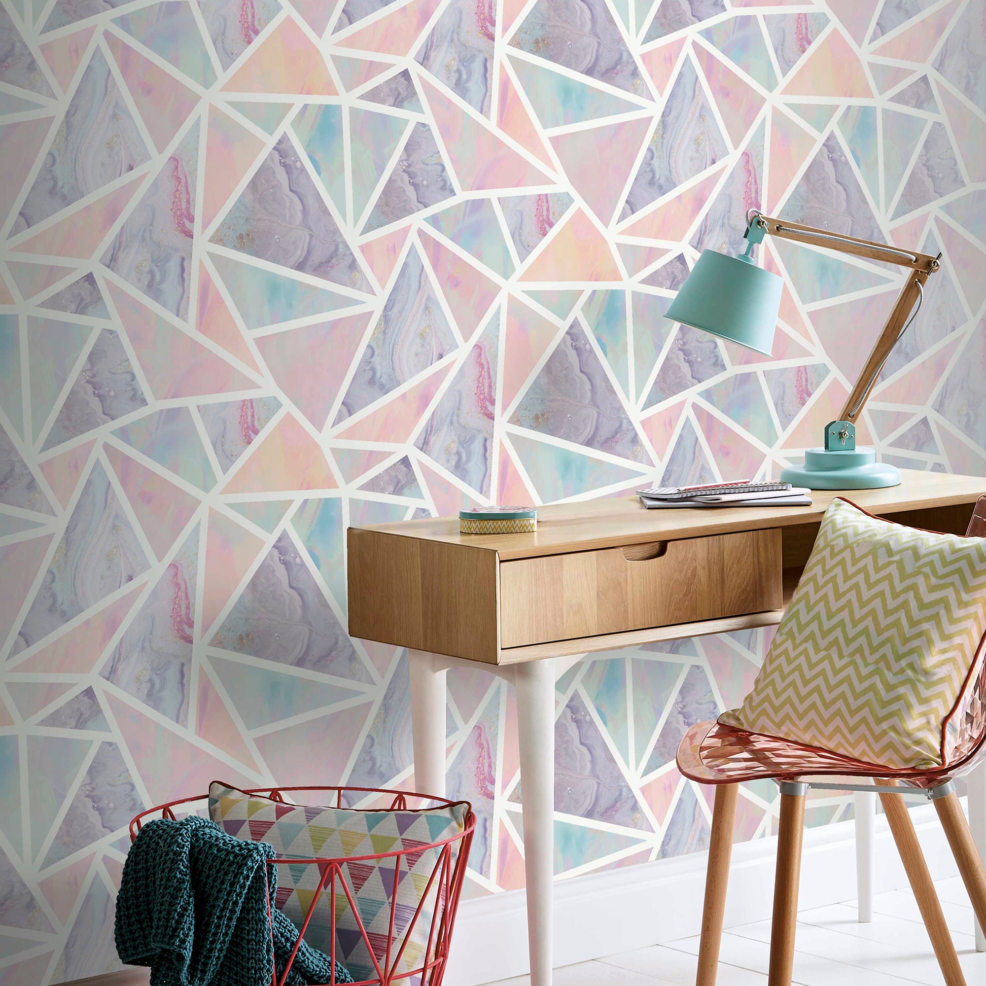 Pastel Geo Multi Wallpaper