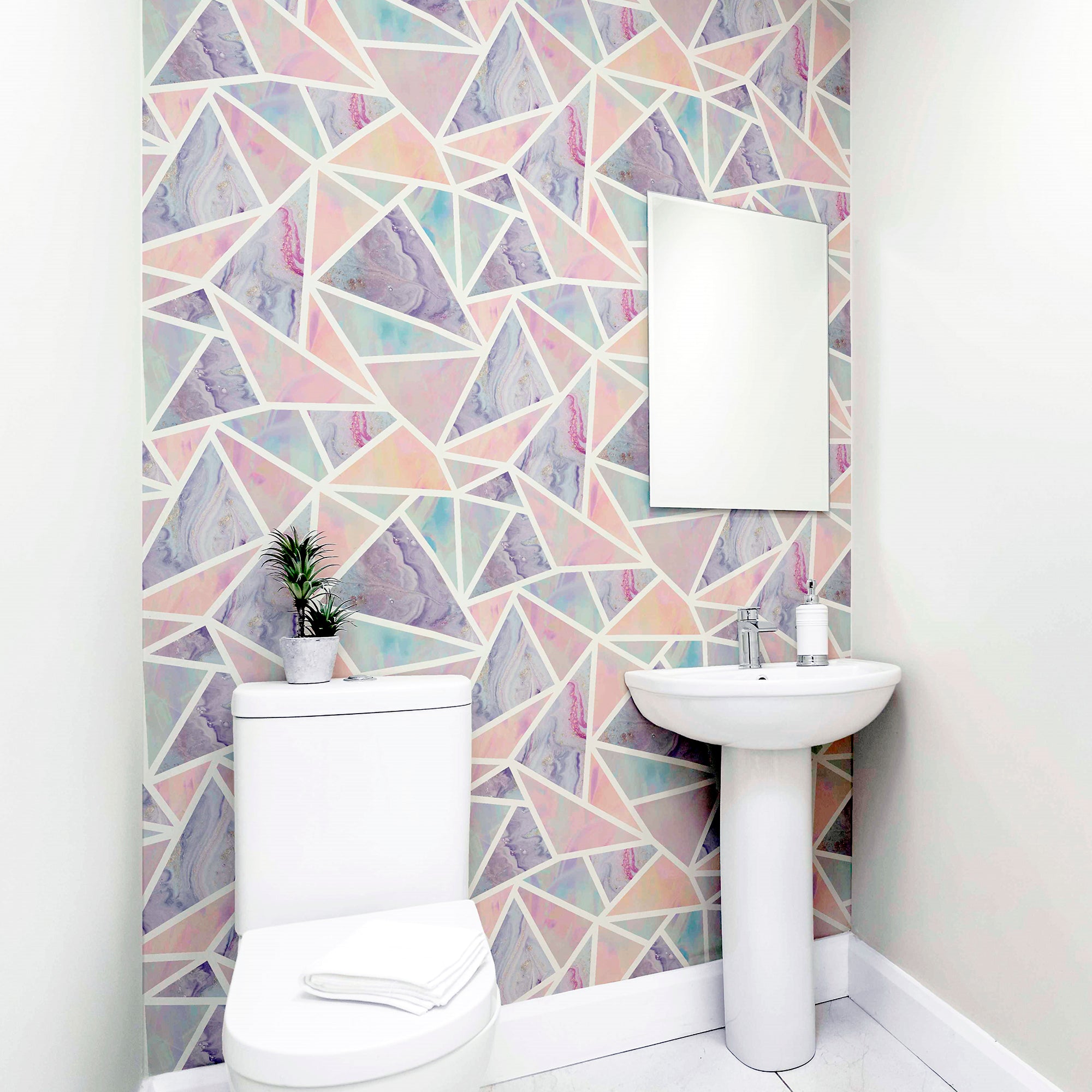 Pastel Geo Multi Wallpaper